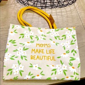 Eccolo Yellow and Green Botanical Totes